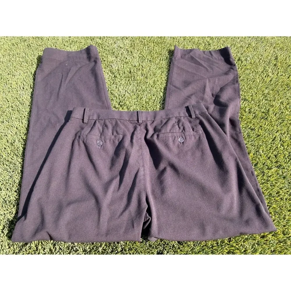 Banana Republic Women's Black Wool Blend Stretch Dress Pants Size 12L